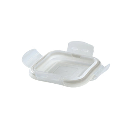 Borosil Blue Glass Lunchbox, Square x 2 (Flat)