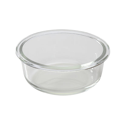 Borosil Blue Glass Lunchbox, Round x 2 (Flat)