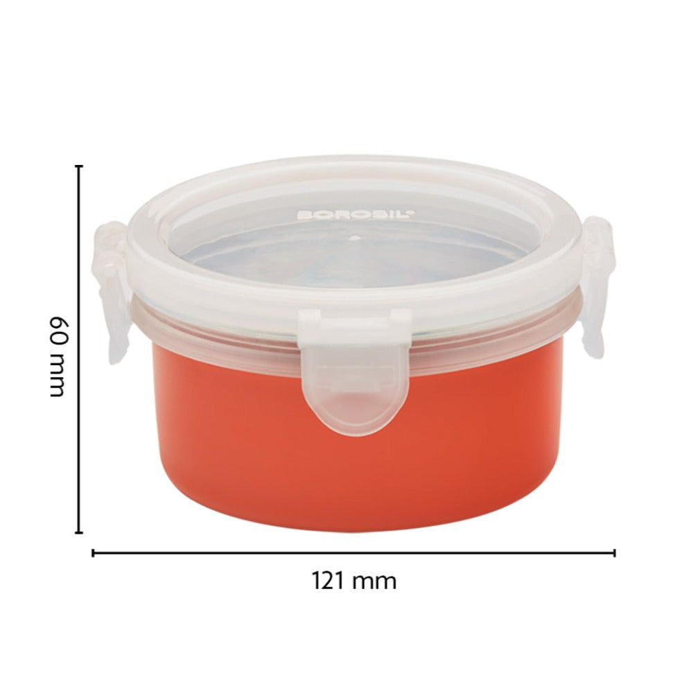 Blaze Blue Kids Lunch Box, Round x 2 (Flat)
