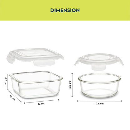 Ace Daisy Glass Lunch Box
