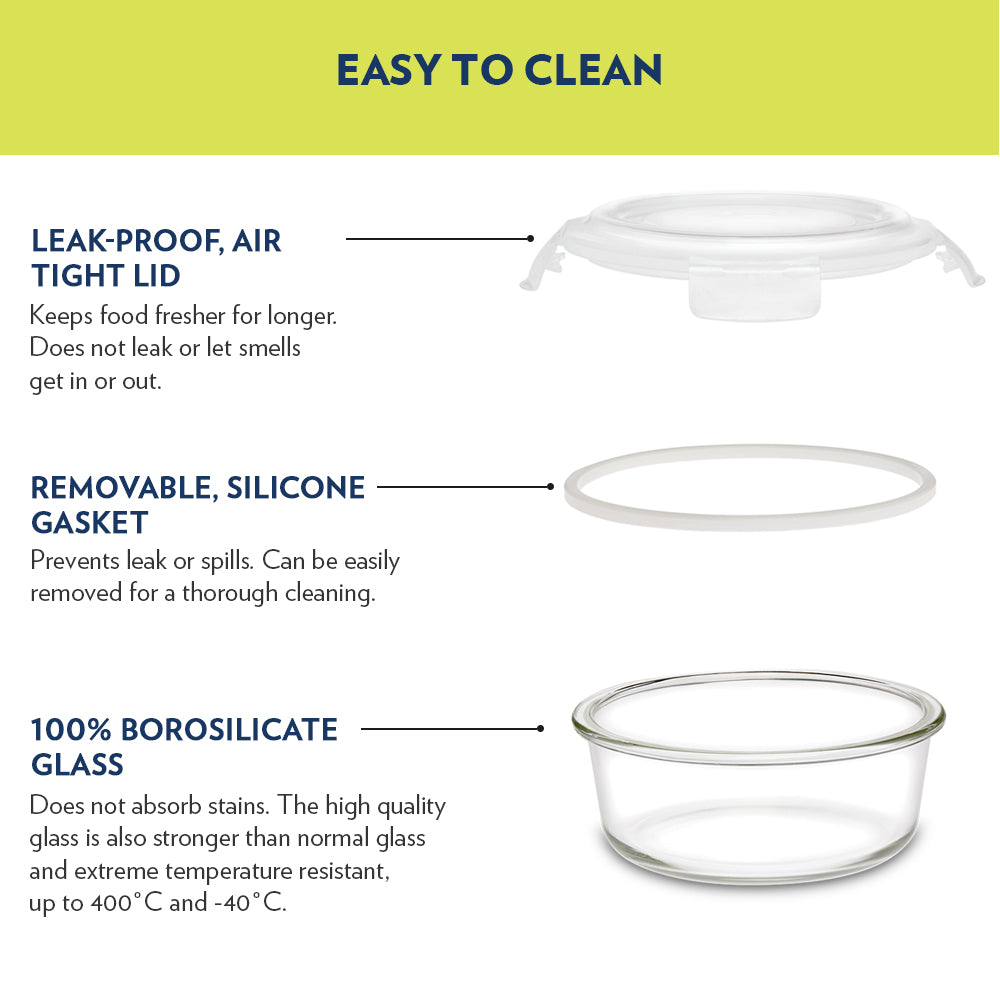Ace Universal Glass Lunch Box