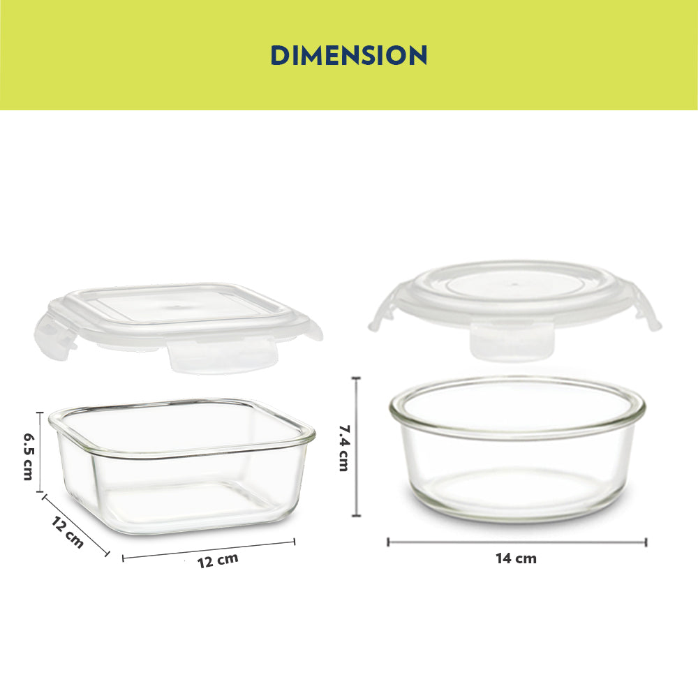 Ace Green Universal Glass Lunch Box