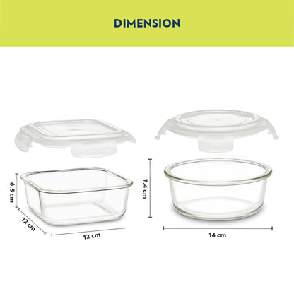 Ace Green Universal Glass Lunch Box