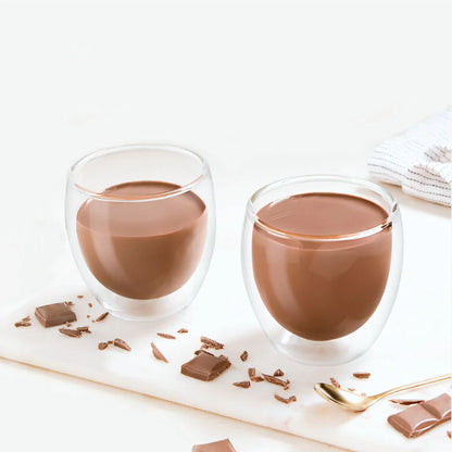 Borosil Bella Double Wall Glass Tumbler, Set of 2