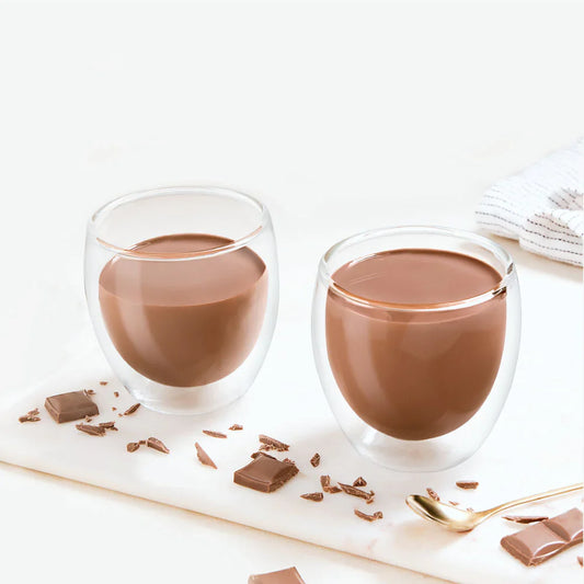 Borosil Bella Double Wall Glass Tumbler, Set of 2