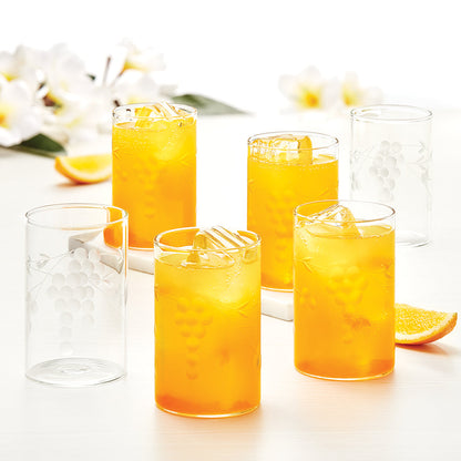 Borosil Berry Glass, Set of 6