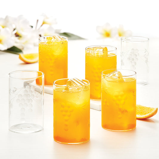 Borosil Berry Glass, Set of 6