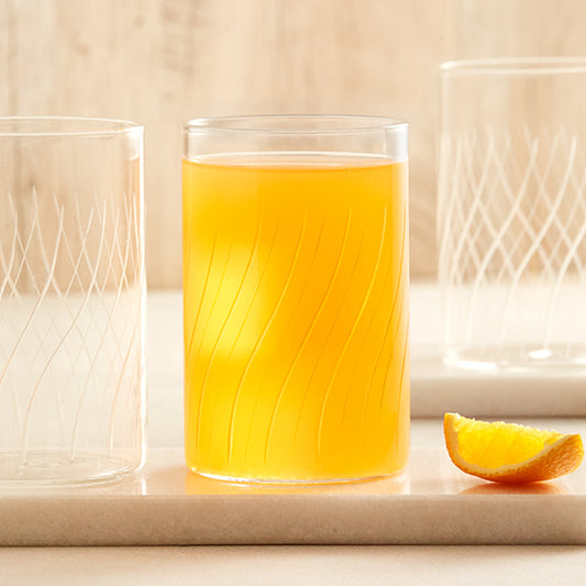 Borosil Cascade Glass, Set of 6