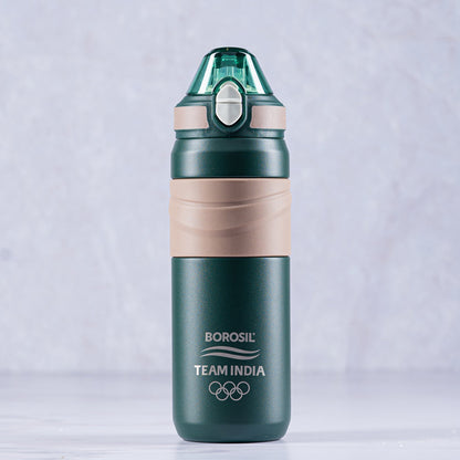 Borosil Adventure Bottle, Green