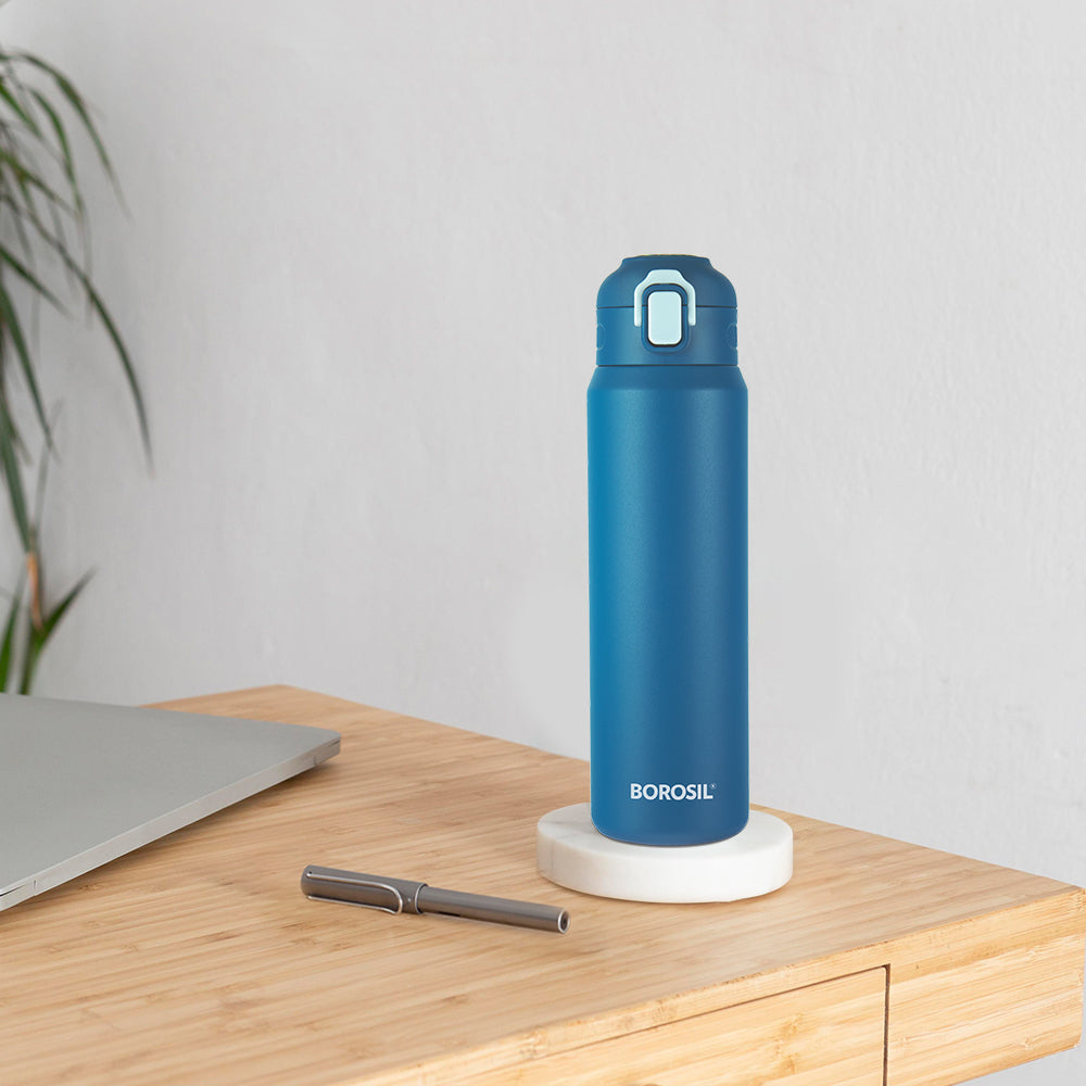 Aquasport Insulated Bottle, 800 ml, Blue - Personalise
