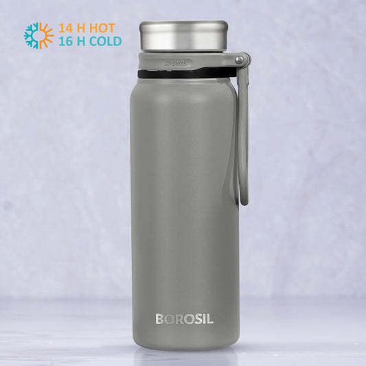 Aquafit Bottle, Grey, 830 ml, Personalise
