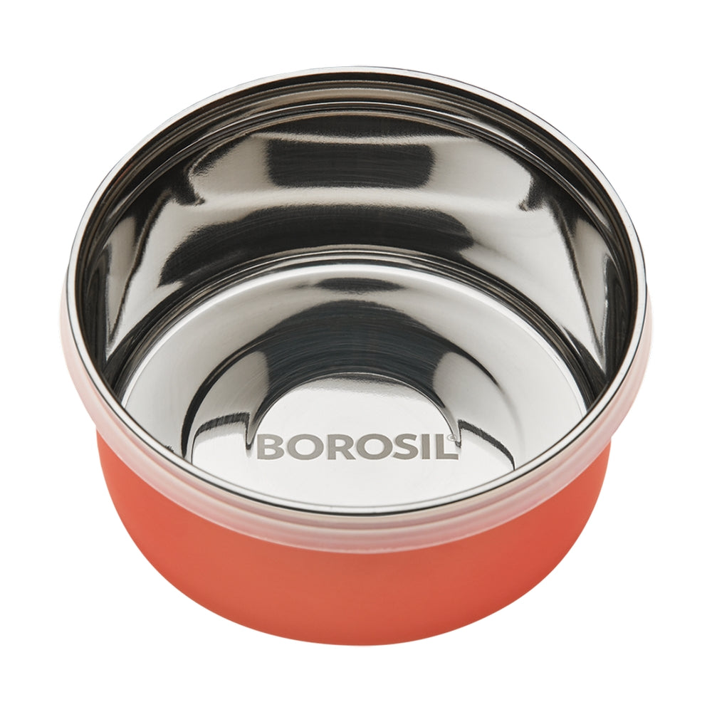 Borosil Blaze Blue Lunchbox, Round x 2 (Flat)