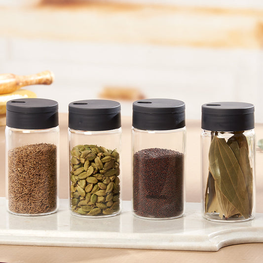 Borosil Glass Salt & Pepper Jar Set