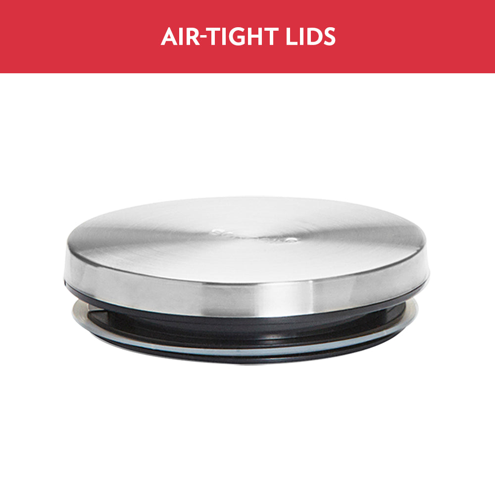 Borosil 2 Classic Jars w Wooden Tray