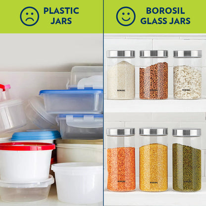 Borosil Endura Airtight Glass Jar - Personalise