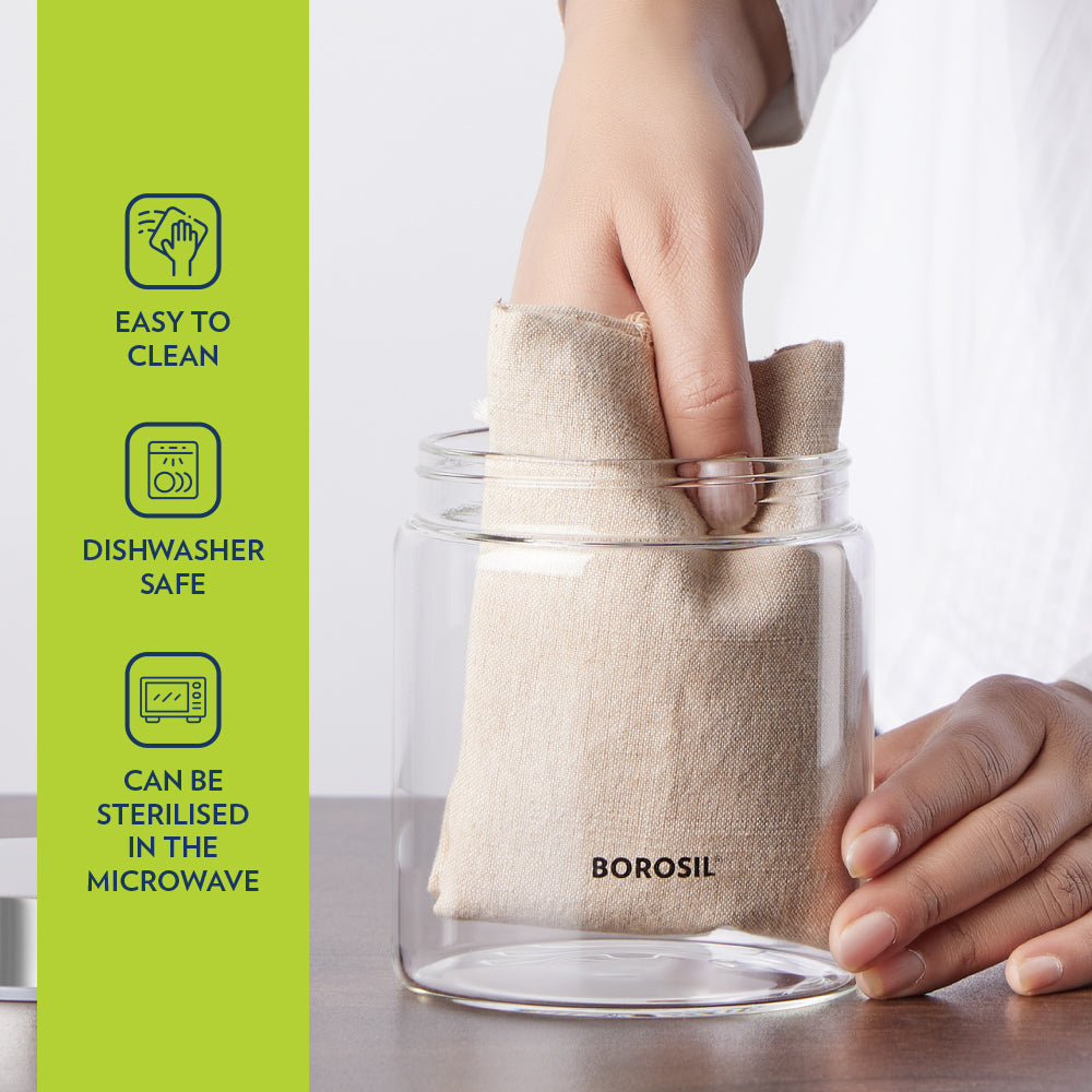 Borosil Endura Airtight Glass Jar - Personalise