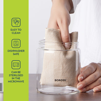 Borosil Endura Airtight Glass Jar - Personalise