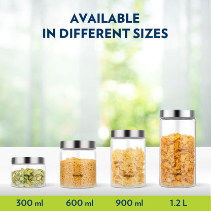 Borosil Endura Airtight Glass Jar - Personalise