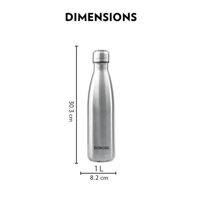 Borosil Bolt Single Wall Bottle