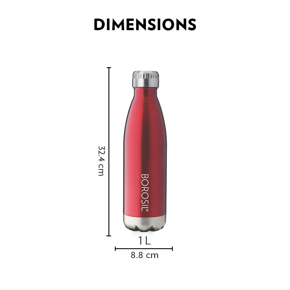 Borosil Bolt Trans Red