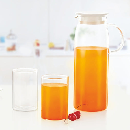 Borosil Aqua Set with 1L Jug