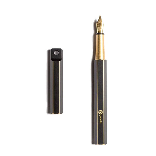 Ystudio Brassing Portable Fountain Pen