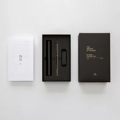 Ystudio Brassing Portable Fountain Pen